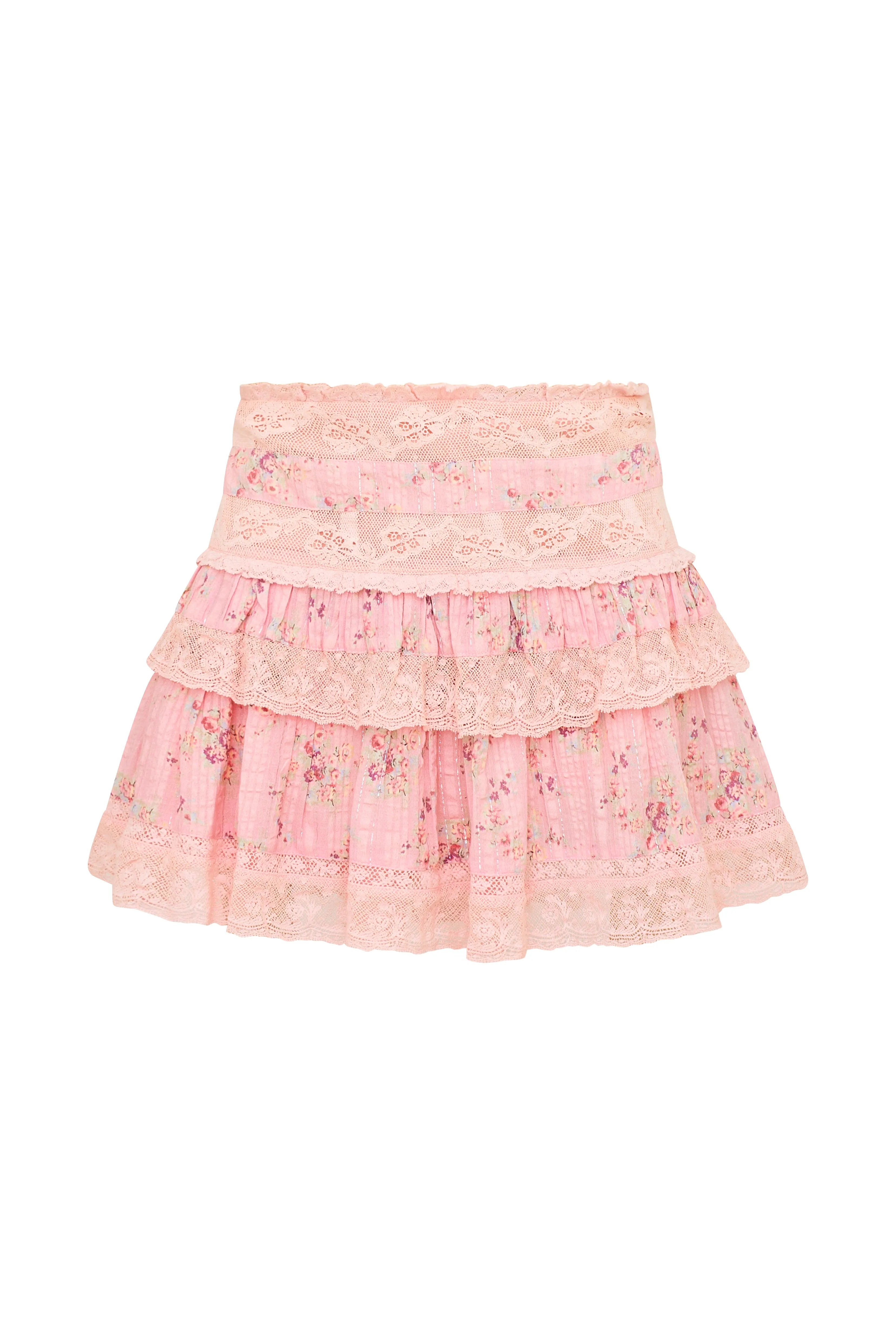 Moyer Cotton Floral Mini Skirt