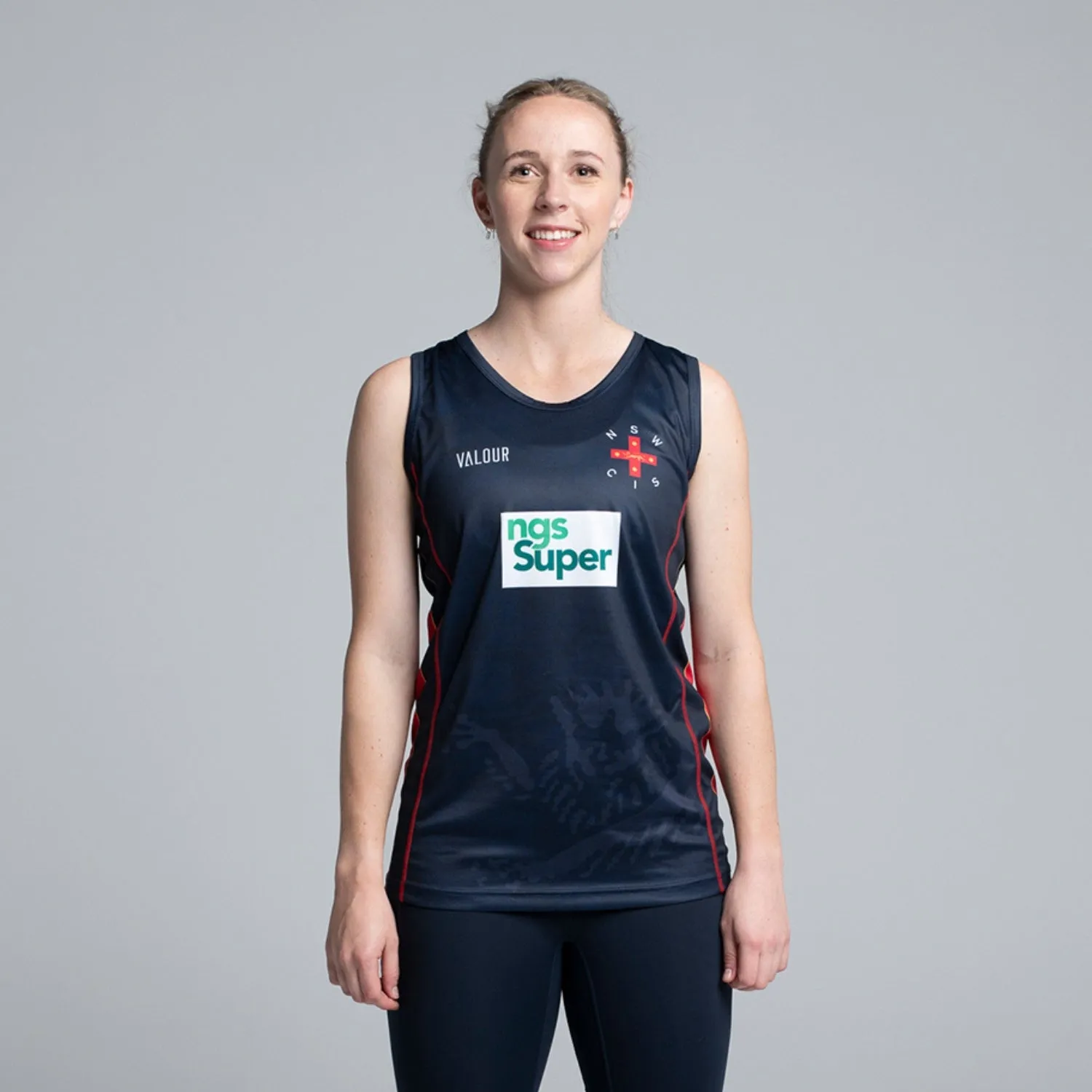 NSW CIS Volleyball Ink Singlet