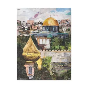 Peace in Jerusalem, Quality Canvas Wall Art Print, Ready to Hang Wall Art Home Decor