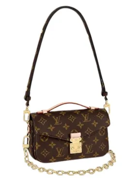 Pochette Metis East West Shoulder Bag Brown