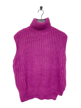 Purple Vest Sweater She   Sky, Size L