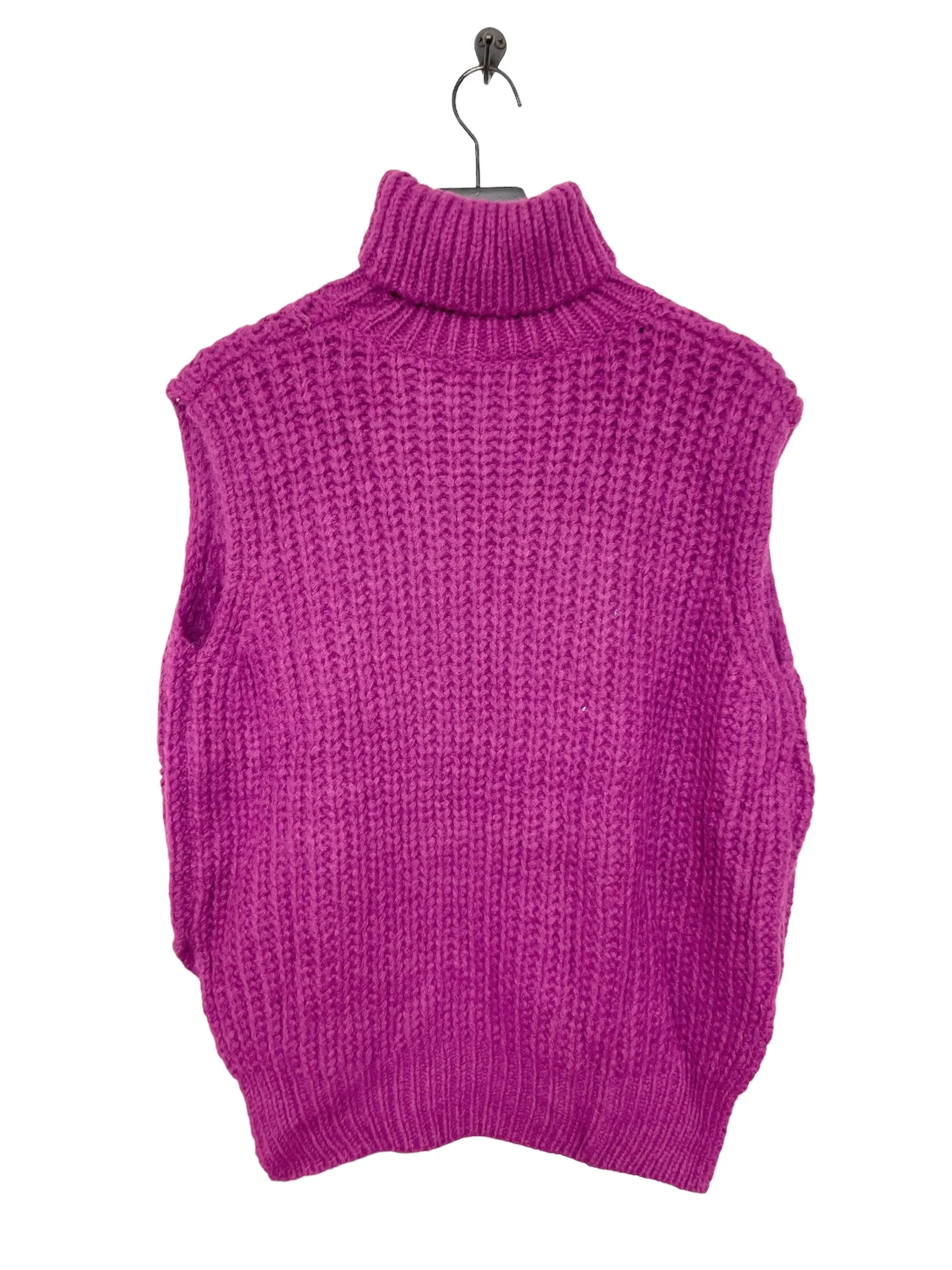 Purple Vest Sweater She   Sky, Size L