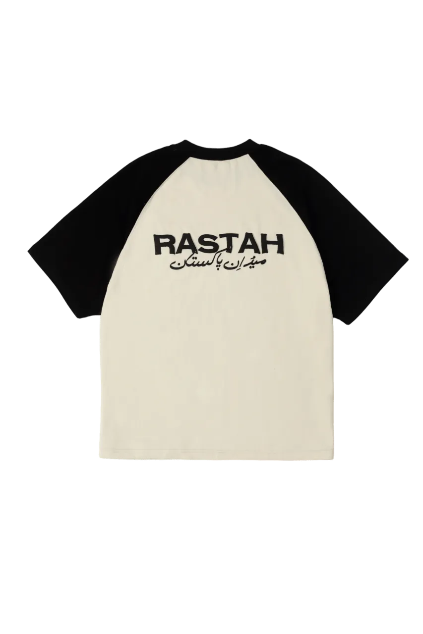 RAGLAN BEIGE MADE IN PAK T-SHIRT