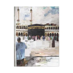 Relaxation in Makkah, Quality Canvas Wall Art Print, Ready to Hang Wall Art Home Decor