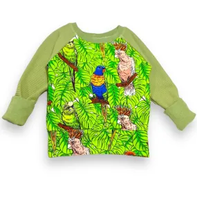 Size Med (3-6y) Winter Jumper - Aussie Birds