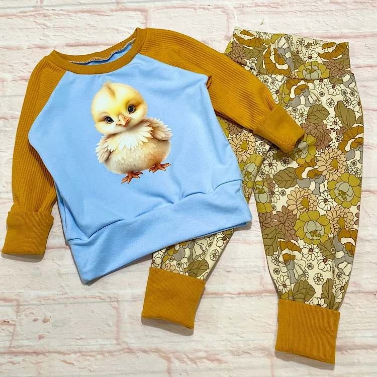 Size Small (12m-3y) Winter Jumper - Cute Chick