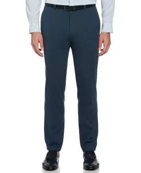 Slim Fit Pindot Stretch Knit Suit Pant