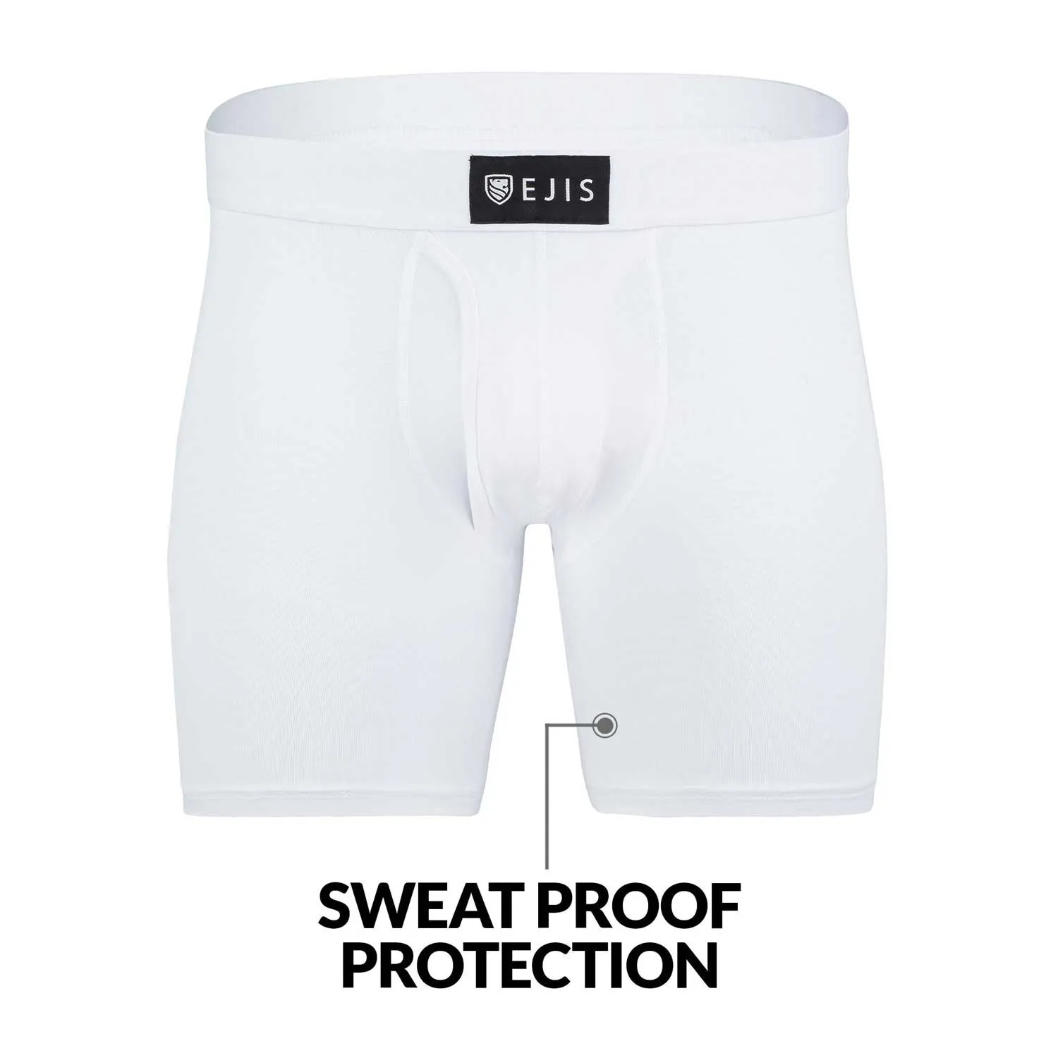 Sweat Proof Men's Boxer Briefs with Fly