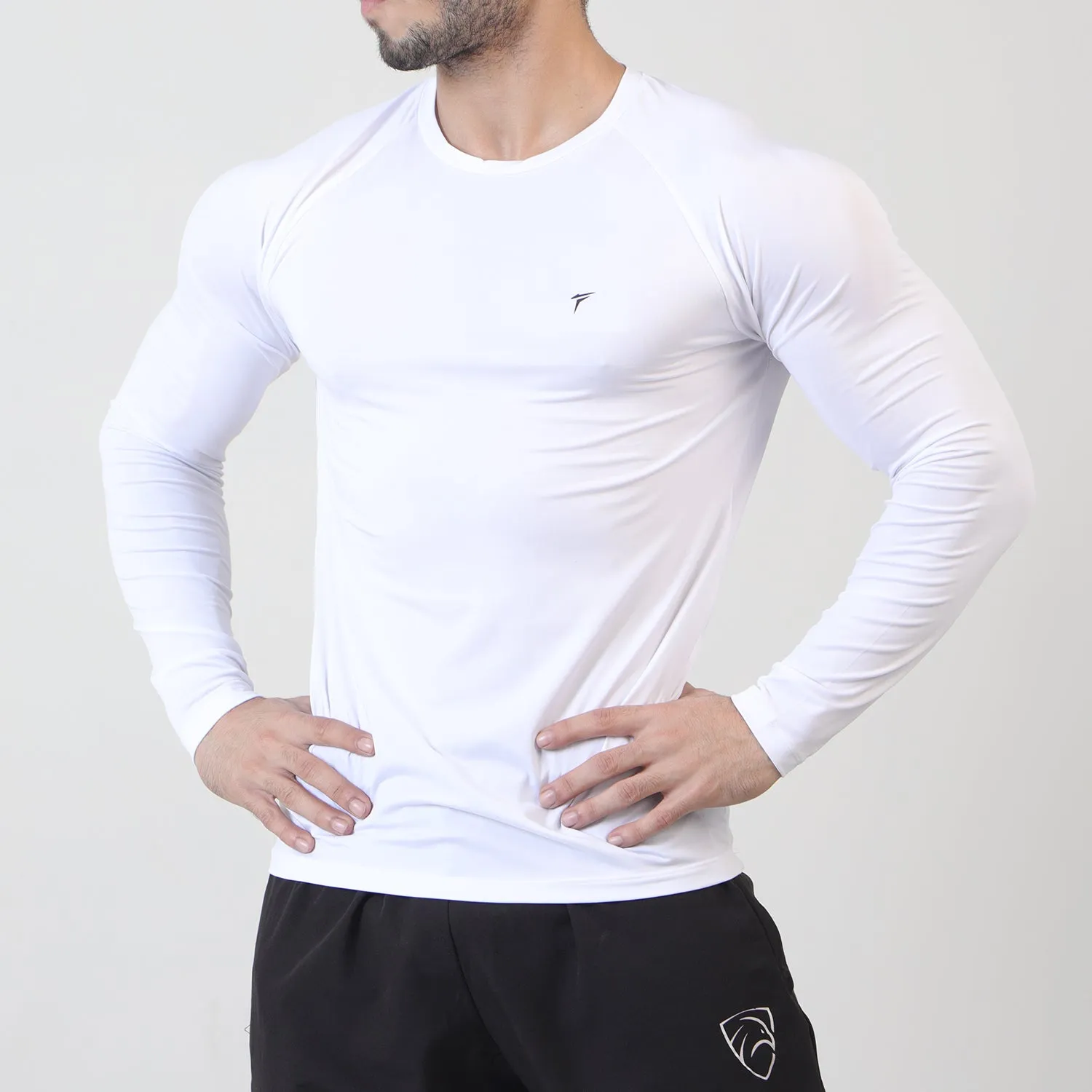 Tf-Full Sleeve White Alpha Tee