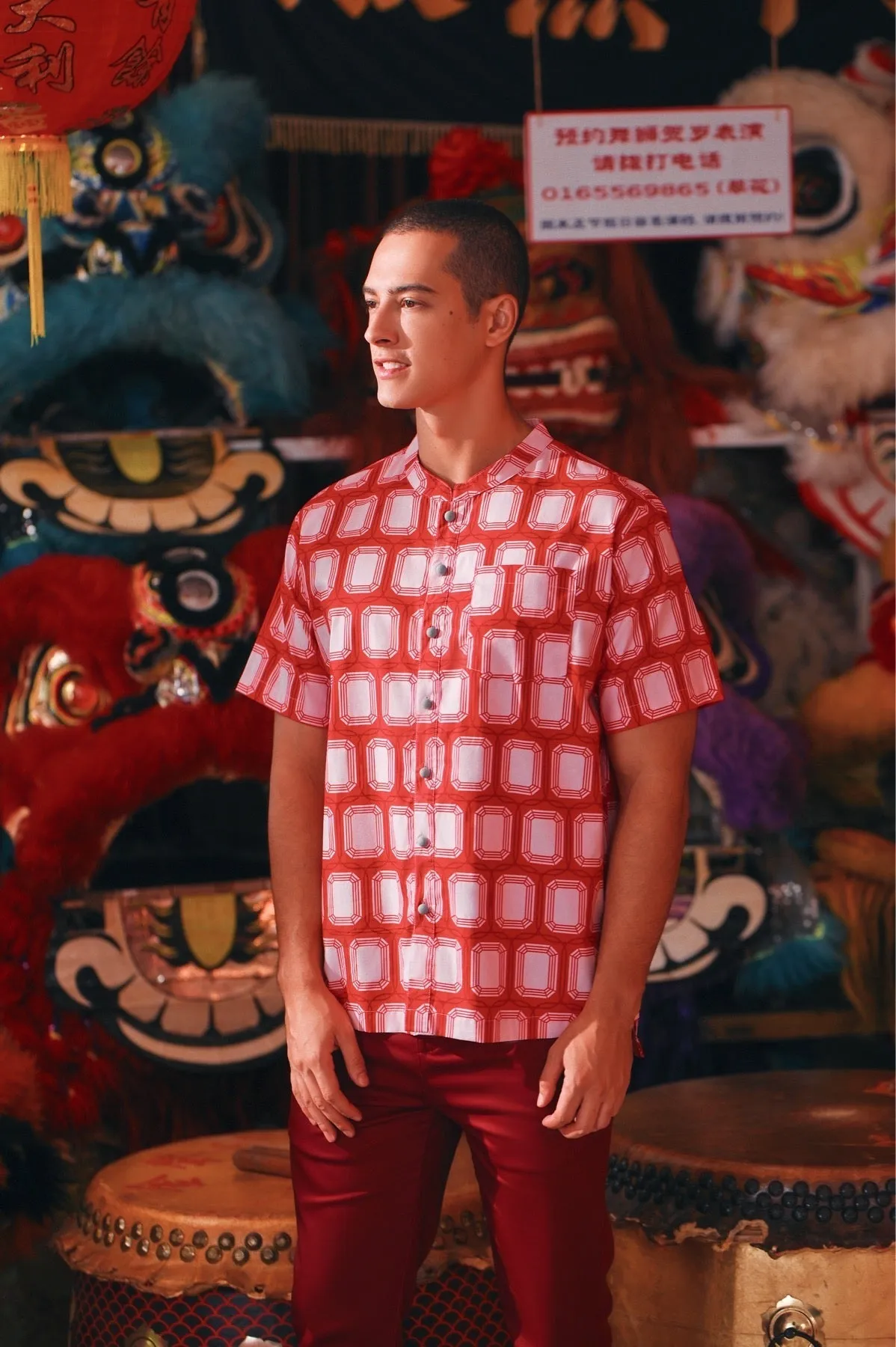 The Chinatown Men Mandarin Shirt - Prosper