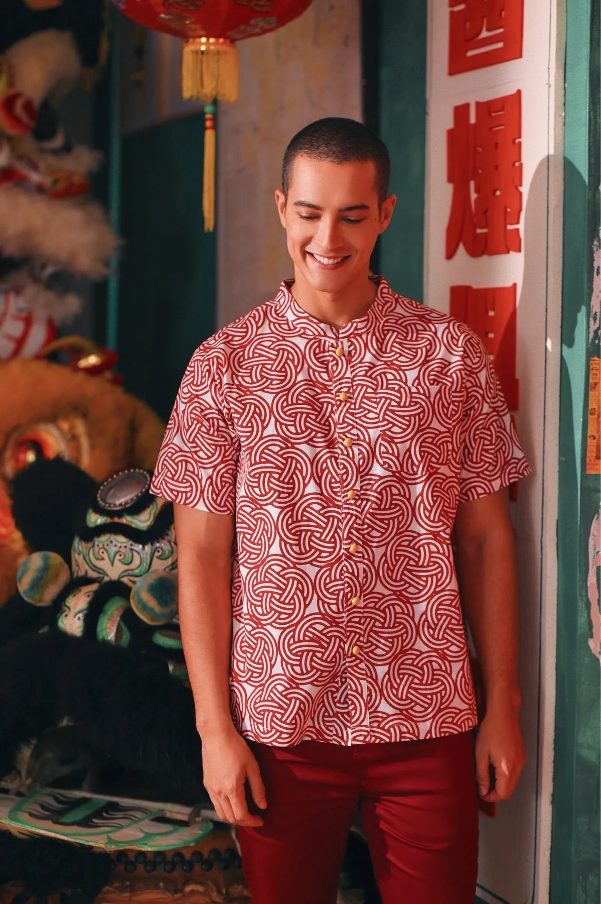 The Chinatown Men Mandarin Shirt - Unite