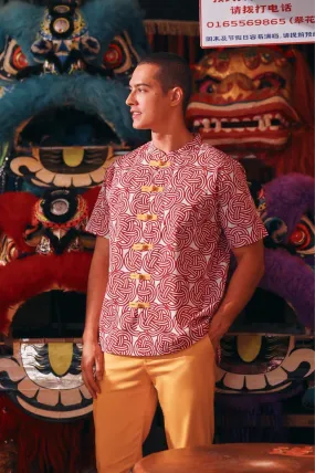 The Chinatown Men Oriental Shirt - Unite