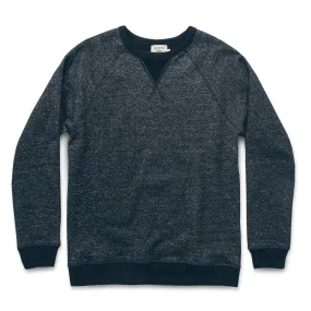 The Crew in Charcoal Fleck Fleece