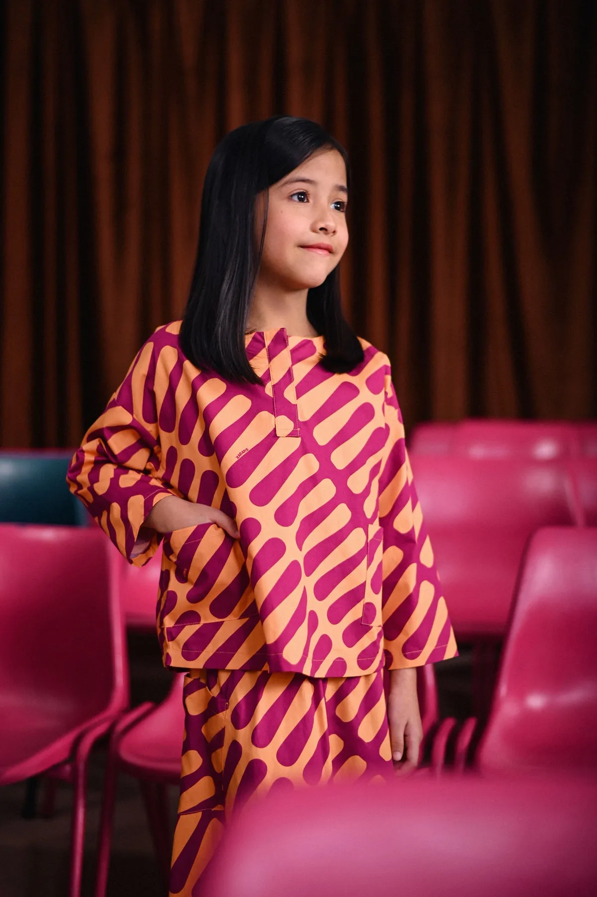 The Dulu Kita Placket Blouse - Good Vibes