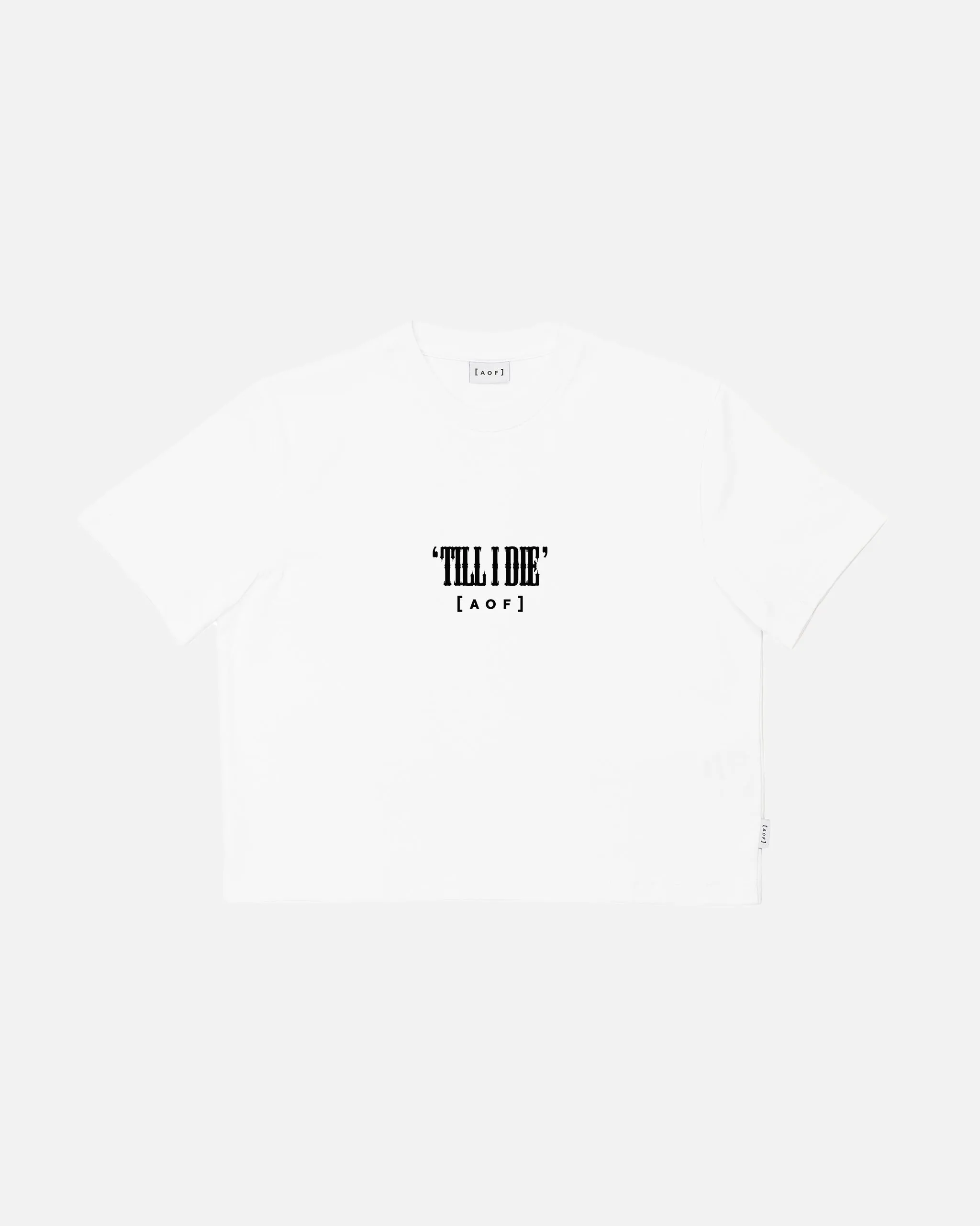 Till I Die Crop Fit Tee