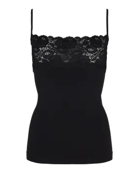 Tim & Simonsen Black Vest with Lace Detail