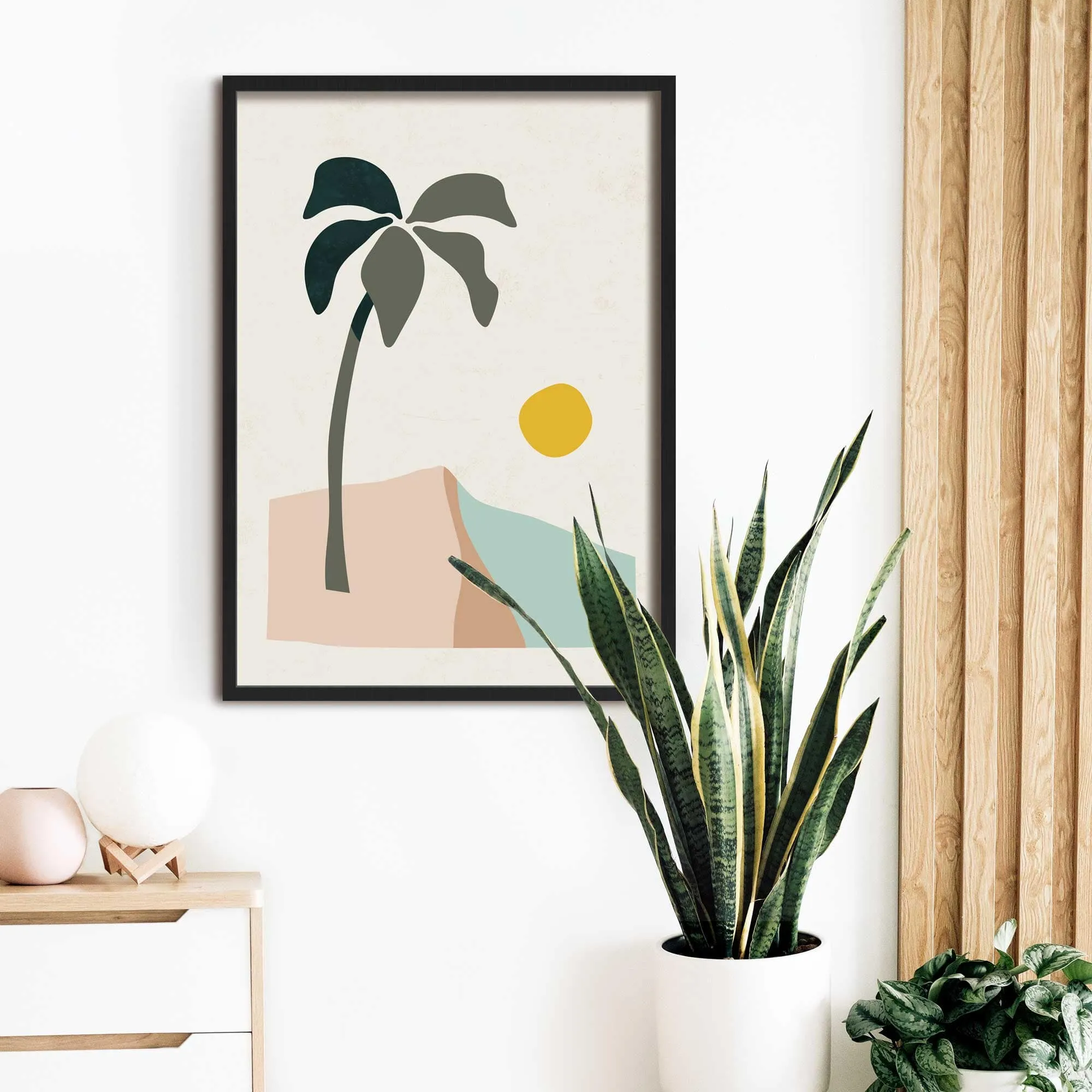 Tropical Beach Art Print