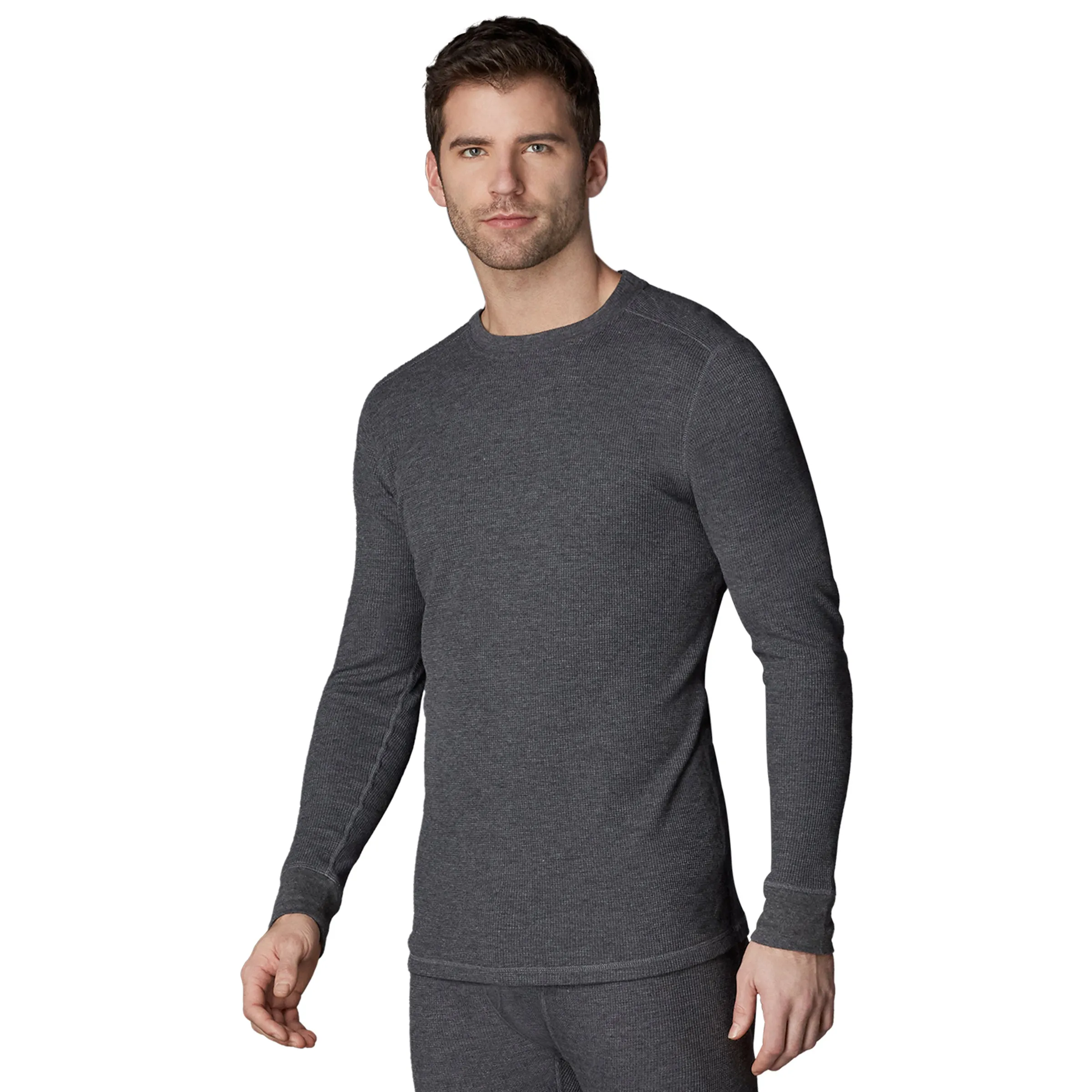 Waffle Thermal Long Sleeve Crew BIG & TALL