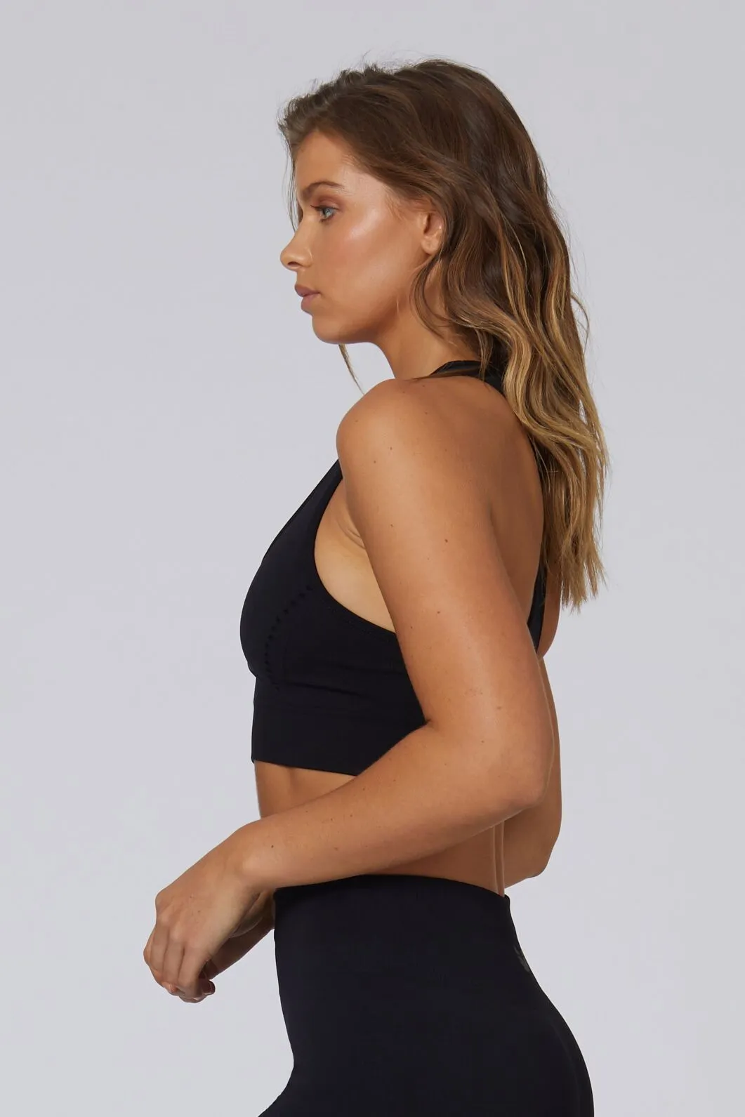 Wellness Warrior Seamless Bra -Black