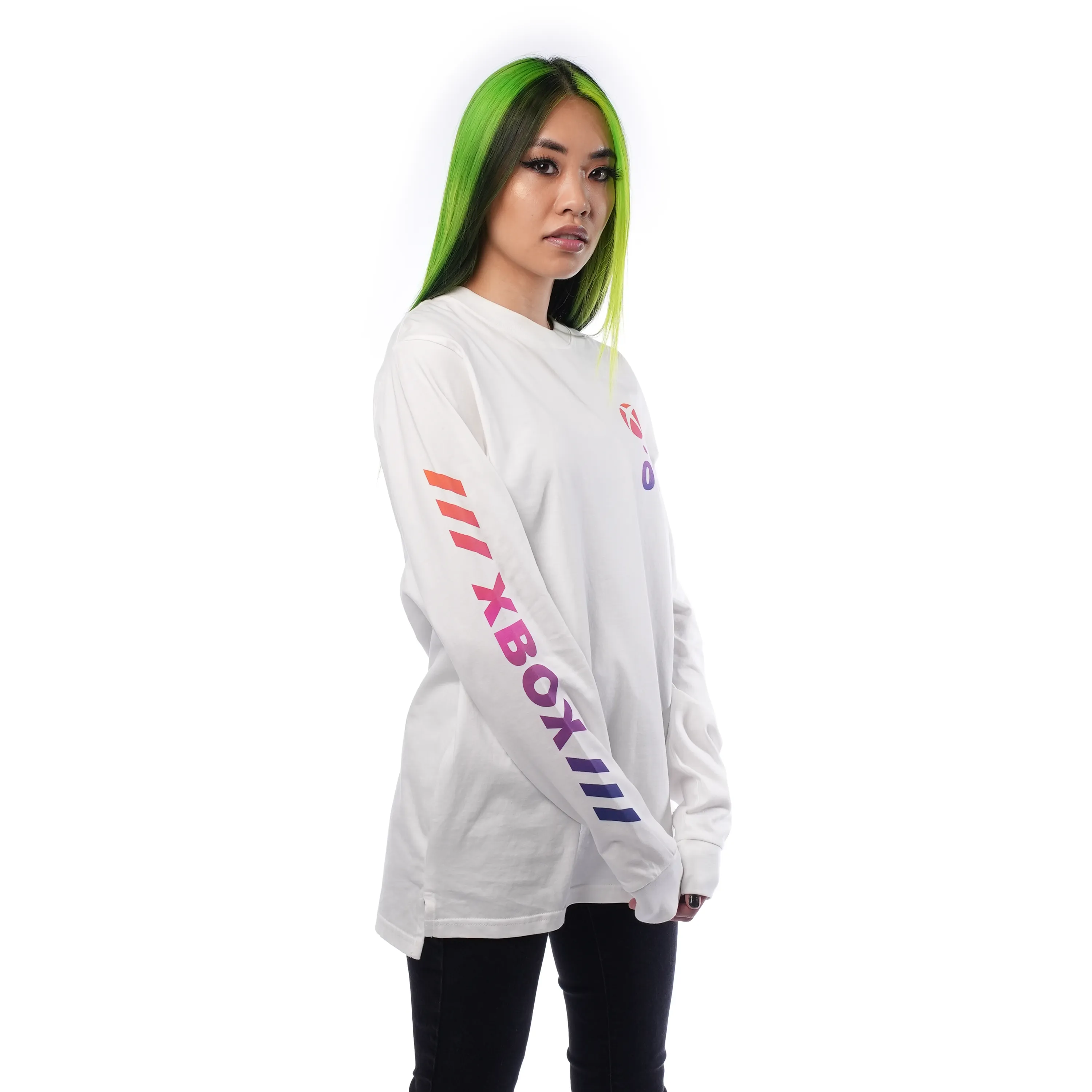 Xbox Sunset White Long Sleeve Tee