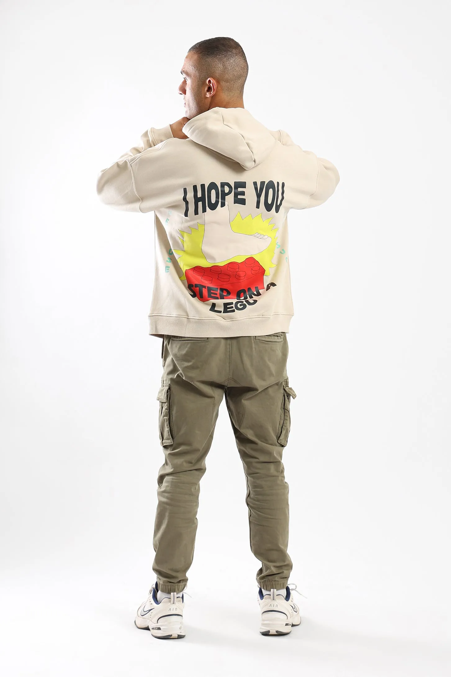 YOU SUCK HOODIE - BEIGE